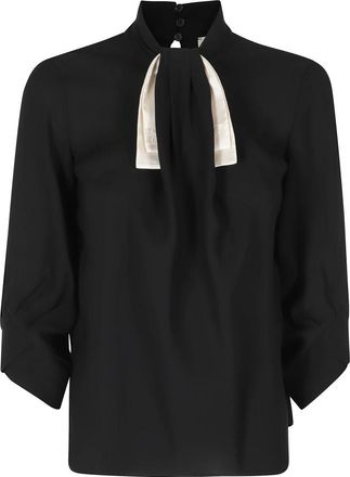 Elisabetta Franchi Blouses - Dames - Blouses - Zwart - L - Overhemden