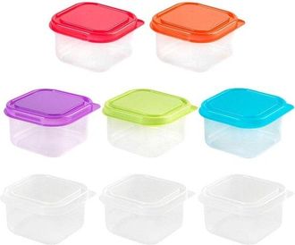 OEM Caja De Almacenamiento Herm&eacute;tica Para Congelador - 8 Piezas - Peque&ntilde;os Recipientes Para Alimentos Con Tapa - Mini Recipiente Para Alimentos