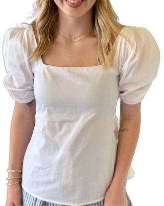 Lucca Couture Mandy Top In White