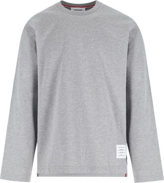 Thom Browne Long Sleeve T-Shirt Gray MJS289A-00042-055