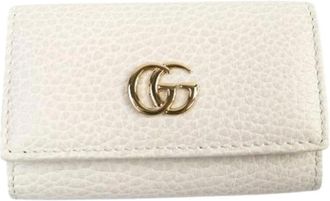 Gucci Pre-owned Accessories, female, Beige, Size: ONE SIZE Pre-owned Keycase