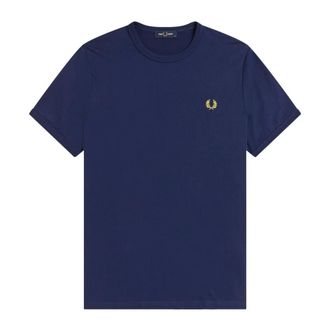Fred Perry Hombre, Camisetas, Azul, Talla: XL