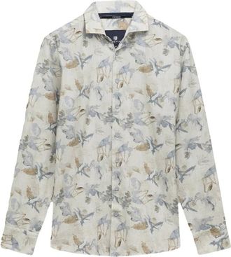 State of Art Heren, Overhemden, Beige, Maat: 2XL