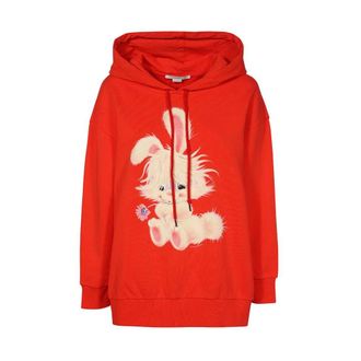 Stella McCartney Dames, Sweatshirts & Hoodies, Rood, Maat: 3XS Katoen