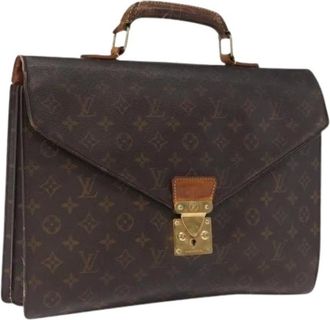 Louis Vuitton Pre-owned Handbags, female, Brown, Size: ONE SIZE Pre-owned Canvas Handbag