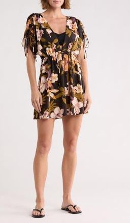 Maaji Mousse Cover-Up Caftan in Black at Nordstrom Rack, Size Medium