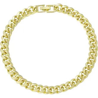 Adornia Curb Chain Anklet in Gold at Nordstrom Rack