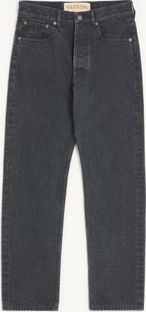Valentino Valentino Denim Trousers Man BLACK 29