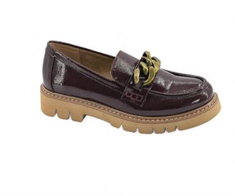 Corkys Footwear Womens Patent Loafer In Dark Red