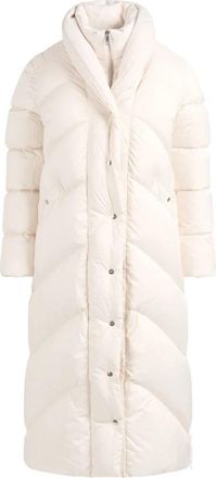 Add Piumino lungo - Dames - Parka Jassen - Wit - S - Polyester - Jassen