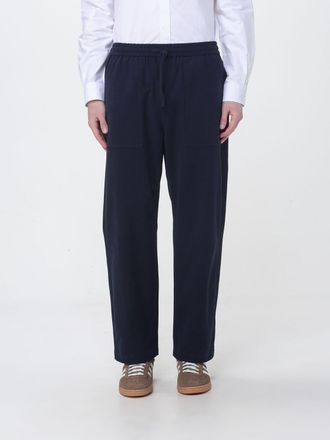 Maison Kitsun&eacute; Pantaloni in cotone con coulisse