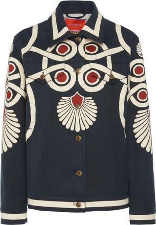 La DoubleJ JJ jean jacket - women - Cotton/Elastane - M - Black