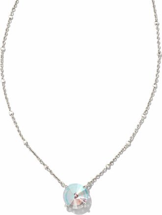 Kendra Scott Womens Jolie Stud Earrings In Silver /dichroic Glass