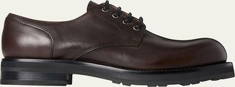 The Row Leather Derby Lug-Sole Shoes