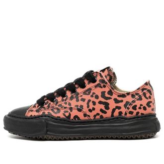 Miharayasuhiro PETERSON OG Sole Leopard Canvas Low-top Sneaker Pink A10FW716-PNK