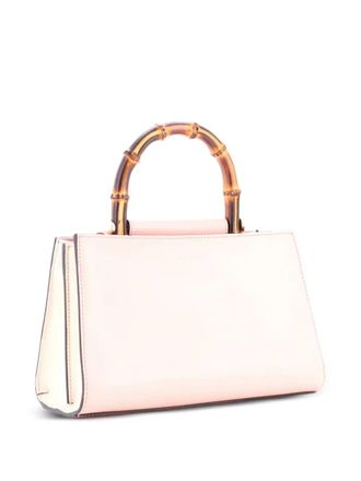 Gucci Borsa a tracolla Nymphaea mini in pelle con manico - Rosa