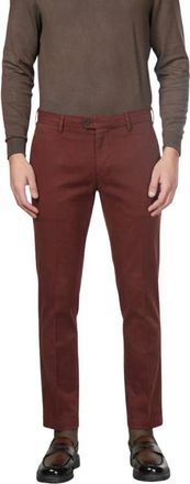 Mason's New York Chino Broek - Heren - Chinos - Rood - M - Katoen - Broeken