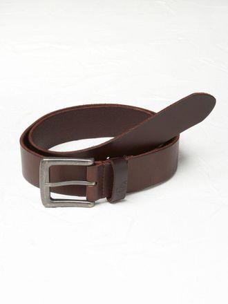 Fat Face FatFace Chocolate Brown Italian Leather Belt