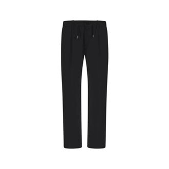 Herno Broeken, Dames, Zwart, L, Polyester, Straight Broeken