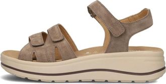 Hartjes Schoenen, Dames, Bruin, 42 EU, Su&egrave;de, Woogie 2004 Flat Sandalen