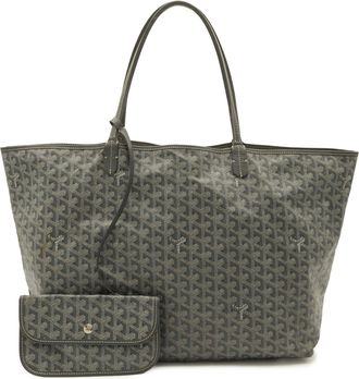 Goyard Gray White Yellow Coated Canvas Pouch Shoulder Bag Tote Bag (Pre-Owned)