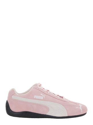 Puma Speedcat Pink Sneakers With Logo Print On The Side And Logo Lettering On The Side In Suede Unisex