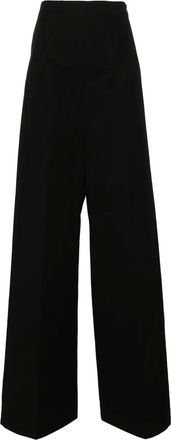 Max Mara Pantaloni a gamba ampia - Nero