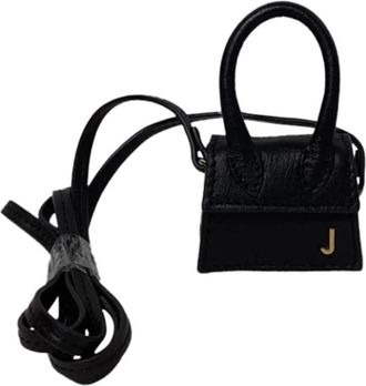 Jacquemus Pre-owned Handbags, female, Black, Size: ONE SIZE Pre-owned Leather handbags