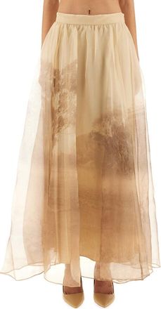 Zimmermann Memento Organza Maxi Skirt-Donna