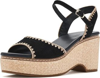 Naturalizer Della Womens Wedge Shoes Black Suede : 6.5 M (B)