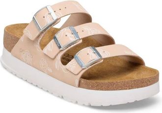 Birkenstock Womens Florida Platform Sandal In Light Rose