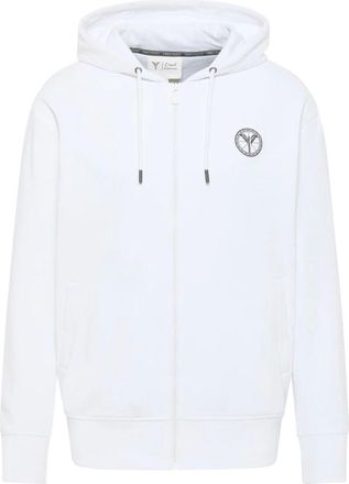 Carlo Colucci Carlo Colucci, Zip-throughs, male, White, Size: 2XL Stylish Sweat Jacket