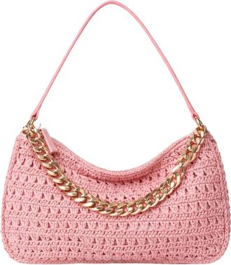 Twinset Shoulder Bags, female, Pink, Size: ONE SIZE Liliane Hobo Bag