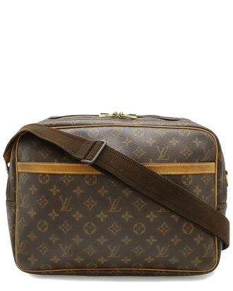 Louis Vuitton Brown Coated/Waterproof Canvas Reporter Gm (Authentic Pre-Loved)
