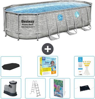 Bestway Piscina Bestway Power Steel Oval - 549x274x122 Cm - 8-piezas S582