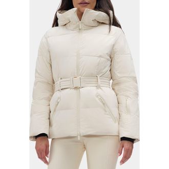 Halfdays Hedy Ski Puffer Jacket in Oatmilk at Nordstrom, Size X-Large