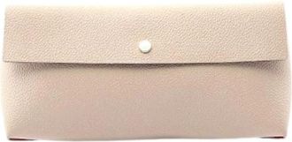 Louis Vuitton Pre-owned Clutches, female, Beige, Size: ONE SIZE Pre-owned Leather Clutch