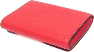 Louis Vuitton Pre-owned Wallets, female, Red, Size: ONE SIZE Pre-owned Vintage Leather Wallet