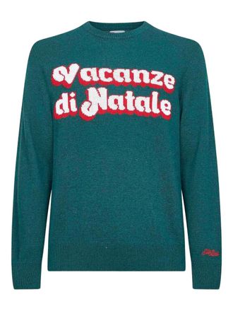 MC2 Saint Barth Heron sweater - men - Polyamide/Cashmere/Wool/Viscose - M - Green