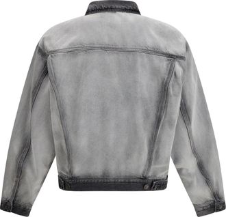 Diesel Mens D-Denver Denim Jacket 02 Cotton; True Hemp