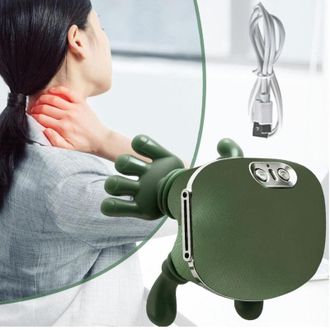 Trade Shop TrAdE Shop Traesio - Massaggiatore Cervicale Con Manine Massaggio Elettrico Shiatsu Schiena Collo Spalle Dolore