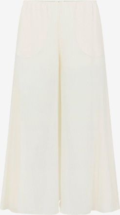 Chlo&eacute; Asymmetrischer Hosenrock aus Seidengeorgette