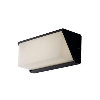 Netlighting Luxon Outdoor LED Aluminum Flush Wall Light Anthracite IP54 4000K in Black