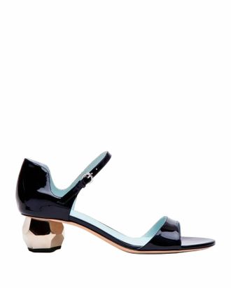 Frances Valentine Womens Bella Heel Sandal In Navy