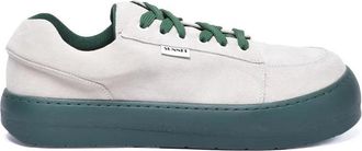 Sunnei Suede Sneakers - Beige/Green