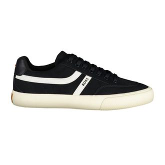 HUGO BOSS Schoenen, Heren, Blauw, 42 EU, Leer, Aiden Tennis Sneaker