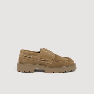 Sandro Split leather boat shoes