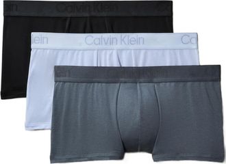Calvin Klein logo-waistband boxers (pack of three) - Grey
