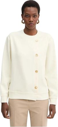 Karl Lagerfeld Daily Top - Dames - Sweatshirts - Wit - XL - Polyester - Hoodies & sweatvesten