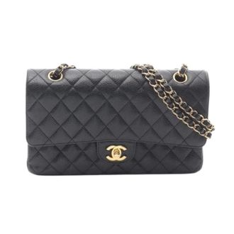 Chanel Pre-owned Vintage Schoudertas - Dames - Pre-owned - Zwart - Maat: ONE Size Leer